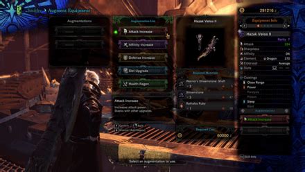 augment weapons mhw